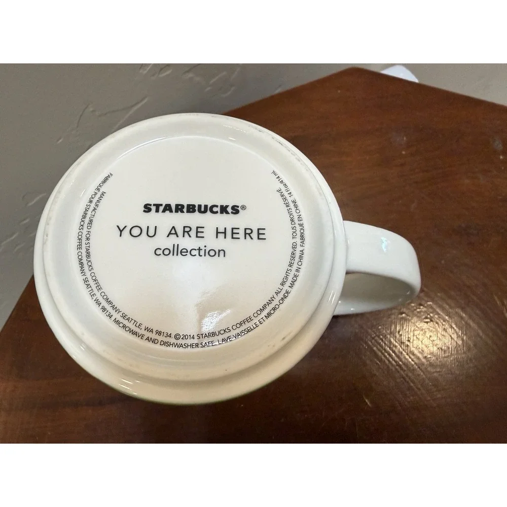 Starbucks You Are Here Denver Colorado 14 oz Coffee Mug YAH Discontinued 2014